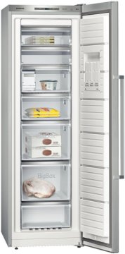 Siemens GS36NVI30 congelatore Congelatore verticale Libera installazione 237 L Cromo, Metallico, Acciaio inossidabile