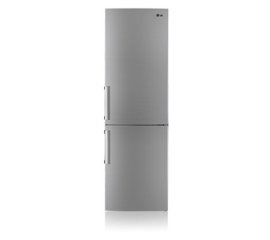 LG GB5237PVGW frigorifero con congelatore Libera installazione 335 L Grigio, Platino