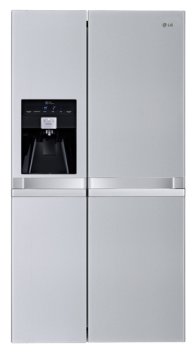 LG GSL545NSYZ frigorifero side-by-side Libera installazione 540 L Grigio, Acciaio inossidabile