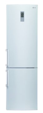 LG GBB530NSQPB frigorifero con congelatore Libera installazione 345 L Platino, Stainless steel