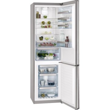AEG S93820CMX2 frigorifero con congelatore Libera installazione 350 L Stainless steel
