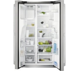 Electrolux EAL6143WOX frigorifero side-by-side Libera installazione 538 L Acciaio inossidabile