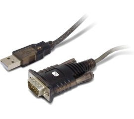 Techly IDATA-USB2-SER-1 cavo seriale Nero 1,5 m USB tipo A DB-9