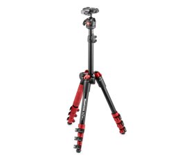 Manfrotto MKBFR1A4R-BH treppiede Fotocamere digitali/film 3 gamba/gambe Rosso
