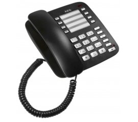 AEG Voxtel C100 Telefono analogico Nero, Argento