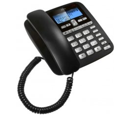 AEG Voxtel C115 Telefono analogico Identificatore di chiamata Nero, Argento