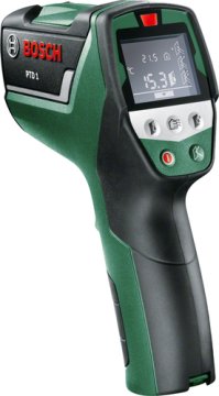 Bosch PTD 1 Termometro da ambiente a infrarossi Interno Nero, Verde, Rosso