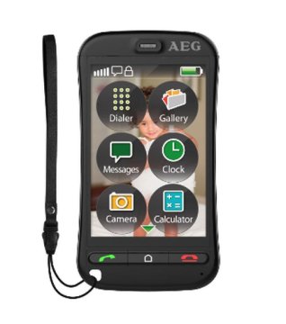 AEG Voxtel M800 8,89 cm (3.5") Micro-USB 1200 mAh Nero