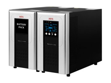 AEG Protect C.2000 + Battery Pack gruppo di continuità (UPS) Doppia conversione (online) 2 kVA 1600 W 5 presa(e) AC
