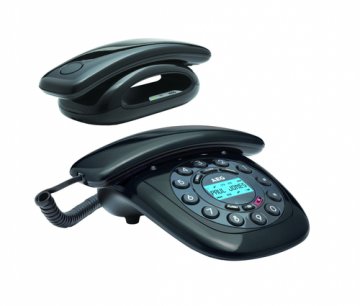 AEG Solo Combo 15 Telefono analogico/DECT Identificatore di chiamata Nero