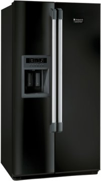Hotpoint MSZ 926 NDF/HA frigorifero side-by-side Libera installazione Nero