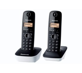 Panasonic KX-TG1612 Telefono DECT Identificatore di chiamata Nero, Bianco