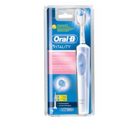 Oral-B Sensitive Clean Spazzolino rotante-oscillante Blu, Bianco