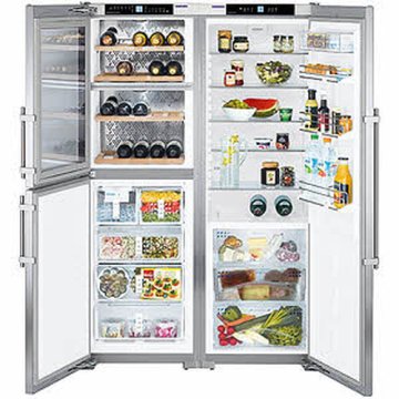 Liebherr SBSES7155 frigorifero side-by-side Libera installazione 492 L Stainless steel