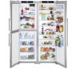 Liebherr SBSes 7353 Premium BioFresh NoFrost frigorifero side-by-side Da incasso 548 L Acciaio inossidabile