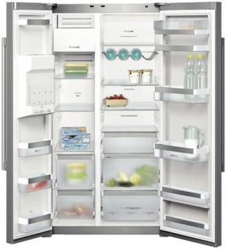 Siemens KA62DA70 frigorifero side-by-side Libera installazione 528 L Acciaio inossidabile