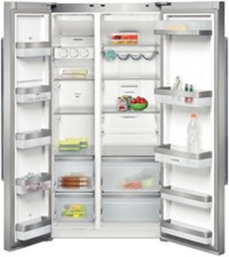 Siemens KA62NA75 frigorifero side-by-side Libera installazione 604 L Acciaio inossidabile