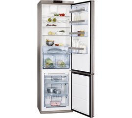 AEG S83800CTM0 frigorifero con congelatore Libera installazione 361 L Stainless steel