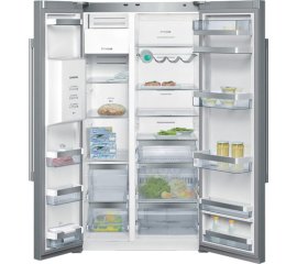 Siemens KA62DA71 frigorifero side-by-side Libera installazione 526 L Argento, Bianco