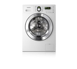 Samsung WF1804 lavatrice Caricamento frontale 8 kg 1400 Giri/min Cromo, Bianco