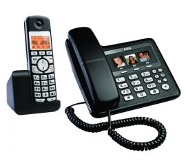 AEG Voxtel S110 Combo Telefono DECT Identificatore di chiamata Nero