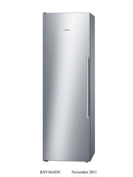 Bosch KSV36AI31 frigorifero Libera installazione 346 L Cromo