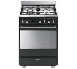 Smeg SNL61MA9 cucina Gas Nero, Stainless steel A
