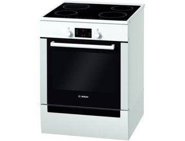 Bosch HCE748123 cucina Elettrico Nero, Bianco A