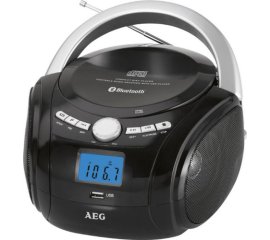 AEG SR 4348 BT AM, FM Nero Riproduzione MP3