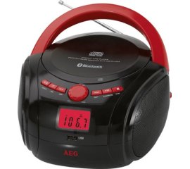 AEG SR 4348 BT AM, FM Rosso Riproduzione MP3