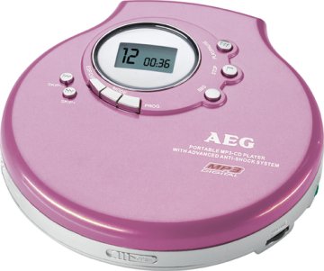 AEG CDP 4212 Lettore CD personale Rosa