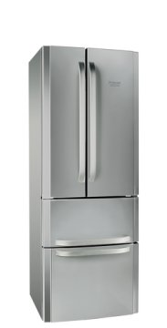 Hotpoint E4D AA X C frigorifero side-by-side Libera installazione 402 L Acciaio inossidabile