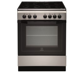Indesit I6V6C1A (X)/FR cucina Elettrico Ceramica Nero, Stainless steel A