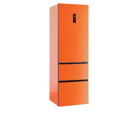 Haier A2FE635COJ frigorifero con congelatore Libera installazione 347 L Arancione