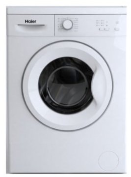 Haier HW50-10F1 lavatrice Caricamento frontale 5 kg 1000 Giri/min Stainless steel