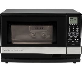 Sharp Home Appliances AX-1110(IN)W Superficie piana Microonde con grill 27 L 900 W Nero, Argento