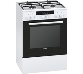 Siemens HX423211N cucina Elettrico Gas Nero, Bianco A