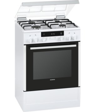 Siemens HX745221N cucina Elettrico Gas Bianco A