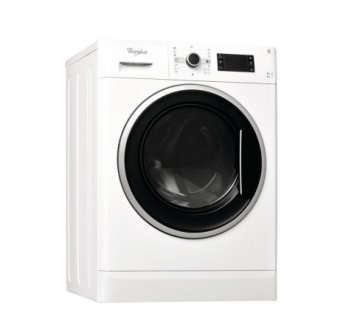 Whirlpool WWDC 8614 lavasciuga Libera installazione Caricamento frontale Bianco