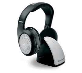 Sennheiser RS 100 Headphones Cuffie Wireless Bluetooth Nero, Bianco