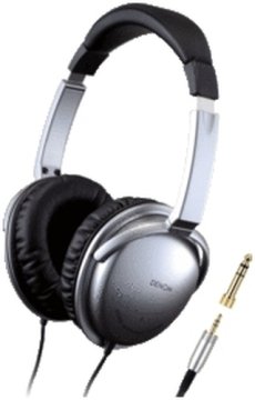 Denon Advanced On-Ear Headphones, argento Cuffie Cablato Argento