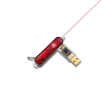 Victorinox Flash Laser Pointer Flight 32GB unità flash USB USB tipo A 2.0 Rosso