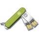 Victorinox Slim DUO 2x64GB unità flash USB 64 GB USB tipo A 2.0 Verde 2