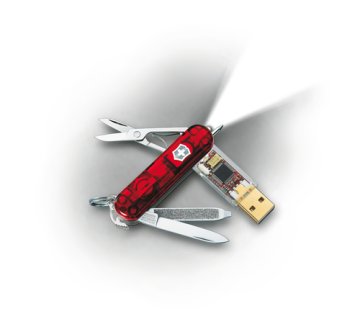 Victorinox Flash 32GB unità flash USB USB tipo A 2.0 Rosso, Trasparente