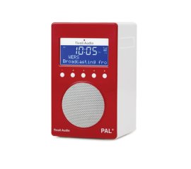 Tivoli Audio PAL+ Portatile Digitale Rosso, Bianco