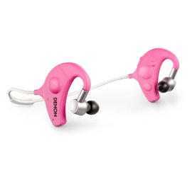 Denon AH-W150 Pink Cuffie Wireless A clip, Passanuca Bluetooth Rosa