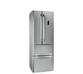 Hotpoint E4DY AA X C frigorifero side-by-side Libera installazione 372 L Acciaio inossidabile