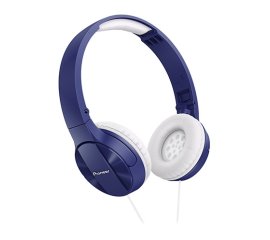Pioneer SE-MJ503 Cuffie Cablato A Padiglione MUSICA Blu, Bianco