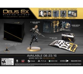 PLAION Deus Ex: Mankind Divided - Collector's Edition, PlayStation 4 Collezione Inglese