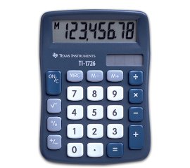 Texas Instruments TI-1726 calcolatrice Tasca Calcolatrice di base Blu